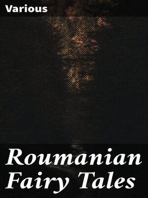 cover image of Roumanian Fairy Tales